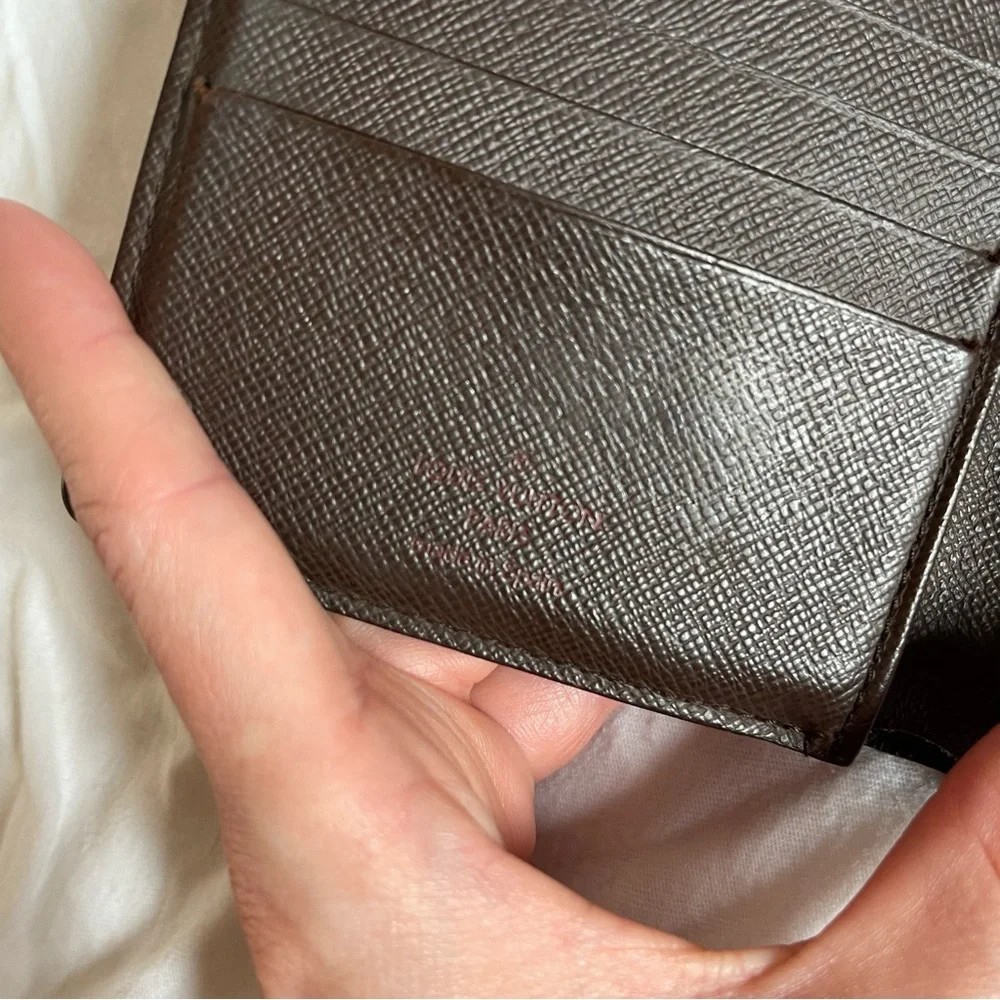 Louis Vuitton Vintage Ebene Marco Mens Bi Fold Wallet - Picture 3 of 14